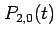 $\displaystyle P_{2,0}(t)$