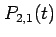 $\displaystyle P_{2,1}(t)$