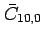 $ \bar{C}_{10,0}$