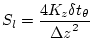 $\displaystyle S_{l} = \frac{4 K_{z} \delta t_{\theta}}{{\Delta z}^2}$