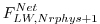 $\displaystyle F_{LW,Nrphys+1}^{Net}$