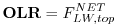 $\displaystyle {\bf OLR} = F_{LW,top}^{NET}
$