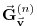 $\displaystyle \vec{\bf G}_{\vec{\bf v}}^{(n)}$