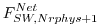 $\displaystyle F_{SW,Nrphys+1}^{Net}$