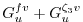 $\displaystyle G_u^{fv} + G_u^{\zeta_3 v}$