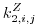 $\displaystyle k_{2,i,j}^{Z}$