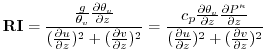 $\displaystyle {\bf RI} = \frac{ \frac{g}{\theta_v} \frac{\partial \theta_v}{\pa...
... z} }{ (\frac{\partial u}{\partial z})^2 + (\frac{\partial v}{\partial z})^2 }
$
