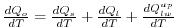 $ \frac{dQ_o}{dT}= \frac{dQ_s}{dT} +
\frac{dQ_l}{dT} + \frac{dQ_{lw}^{up}}{dT}$