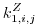 $\displaystyle k_{1,i,j}^{Z}$