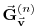 $\displaystyle \vec{\bf G}_{\vec{\bf v}}^{(n)}$