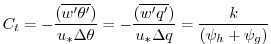 $\displaystyle {C_t} = -\frac{( \overline{w^{\prime}\theta^{\prime}}) }{ u_* \De...
...w^{\prime}q^{\prime}}) }{ u_* \Delta q } =
\frac{ k }{ (\psi_{h} + \psi_{g}) }
$