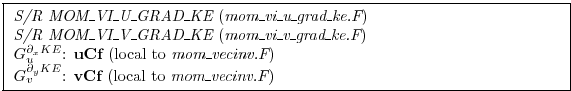 \fbox{ \begin{minipage}{4.75in}
{\em S/R MOM\_VI\_U\_GRAD\_KE} ({\em mom\_vi\_u\...
...$G_v^{\partial_y KE}$: {\bf vCf} (local to {\em mom\_vecinv.F})
\end{minipage} }