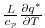 $ \frac{L}{c_p}\frac{\partial q^*}{\partial T}$
