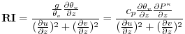 $\displaystyle {\bf RI} = \frac{ \frac{g}{\theta_v} \frac{\partial \theta_v}{\pa...
... z} }{ (\frac{\partial u}{\partial z})^2 + (\frac{\partial v}{\partial z})^2 }
$