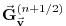 $\displaystyle \vec{\bf G}_{\vec{\bf v}}^{(n+1/2)}$