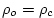 $\displaystyle \rho _{o}=\rho _{c}$