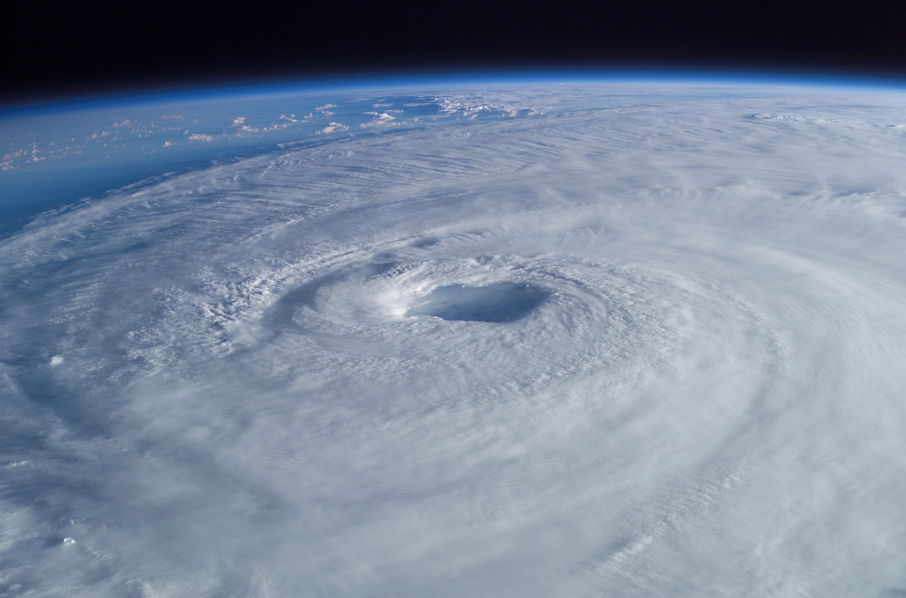 Hurricane Isabel, seen from the International Space Station. (NASA) 
